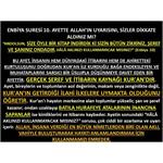 Enbiya Suresi 10. Ayette Allah'ın Uyarısını, Sizler Dikkate Aldınız Mı