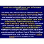 Namaz Mıdır Dinin Direği, Yoksa İMAN Yani Kur'an'ın Bütünümüdür?