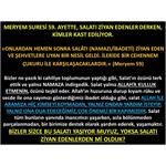 Meryem Suresi 59. Ayette, SALATI ZİYAN EDENLER Derken, Kimler Kast Edi