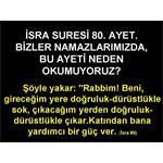 İSRA SURESİ 80. AYET.