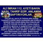 ALİ İMRAN 112. YASİN 21. AYETLERİ BAKIN NASIL TAHRİF EDİYORLAR.