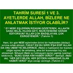 TAHRİM SURESİ 1 VE 3. AYETLERİ NASIL ANLAMALIYIZ?