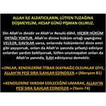 Allah İle Aldatıcıların Tuzağına Düşmeyelim. Mahşer Günü Pişman Oluruz