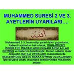 MUHAMMED SURESİ 2 VE 3. AYETLERİN UYARILARI.....