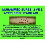 MUHAMMED SURESİ 2 VE 3. AYETLERİN UYARILARI.....