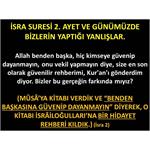 İsra Suresi 2. Ayet Ve Günümüzde Bizlerin Yaptığı Yanlışlar.