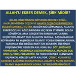 ALLAH'U EKBER DEMEK, ŞİRK MİDİR?