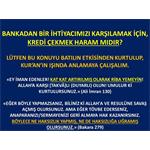 Bankadan Bir İhtiyacımızı Karşılamak İçin, Kredi Çekmek Haram Mıdır?