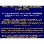 Bakara Suresi 111. Ayet. Doğru Söylüyorsanız Delilinizi Getirin.
