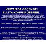 KUR'AN DA GEÇEN VELİ, EVLİYA KONUSU ÜZERİNE.......