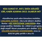 NİSA SURESİ 97. AYET, KABİR AZABINA DELİL OLABİLİR Mİ?