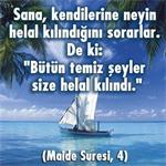 KUR'AN A GÖRE, HARAM VE HELAL KONUSUNA DİKKAT.