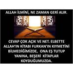 ALLAH İLMİNİ NE ZAMAN GERİ ALIR. 