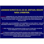 Lokman Suresi 20-21-22-33. Ayetler, Bizleri Nasıl Uyarıyor.