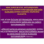 Neml Suresi 80 Ve 81. Ayetlerden Ders Almayanların Kör Ve Sağırdan....